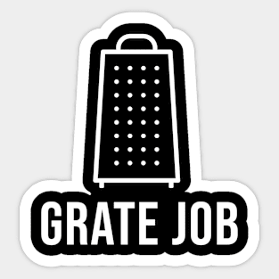 Grate Job - Computer Cheese Grater Sticker